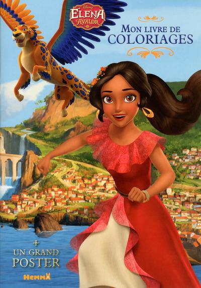 DISNEY ELENA D'AVALOR MON LIVRE DE COLORIAGES + UN GRAND POSTER