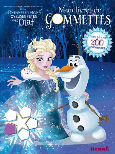 DISNEY LA REINE DES NEIGES MON LIVRET DE GOMMETTES (JOYEUSES FETES AVEC OLAF)