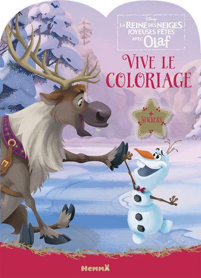 DISNEY LA REINE DES NEIGES VIVE LE COLORIAGE ! (JOYEUSES FETES AVEC OLAF) (OLAF ET SVEN)