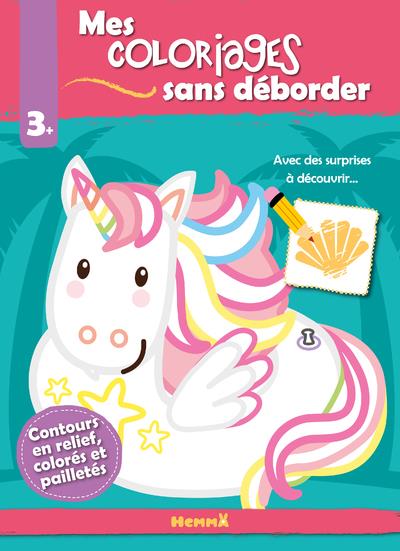 MES COLORIAGES SANS DEBORDER (LICORNE)