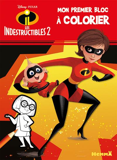 DISNEY LES INDESTRUCTIBLES 2 MON PREMIER BLOC A COLORIER