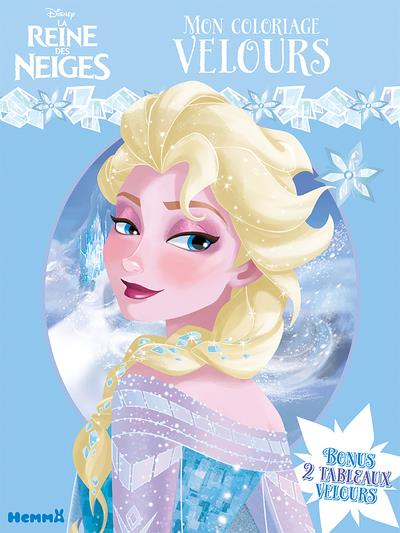 DISNEY LA REINE DES NEIGES MON COLORIAGE VELOURS