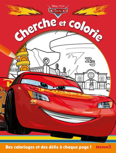 CARS CHERCHE ET COLORIE