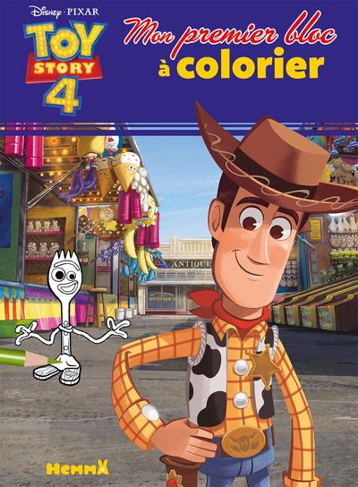 DISNEY TOY STORY 4 MON PREMIER BLOC A COLORIER