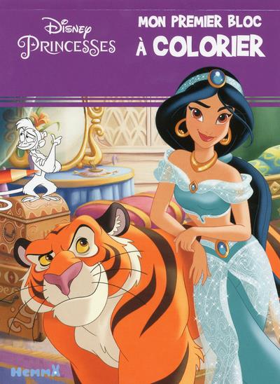 DISNEY PRINCESSES MON PREMIER BLOC A COLORIER (JASMINE)