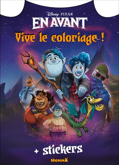 DISNEY EN AVANT - VIVE LE COLORIAGE ! + STICKERS