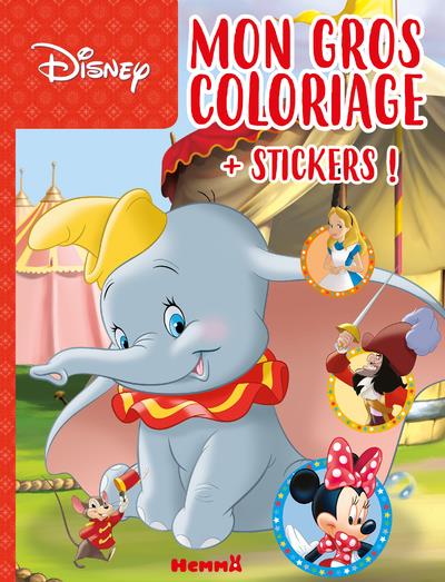 DISNEY MON GROS COLORIAGE + STICKERS ! (DUMBO)