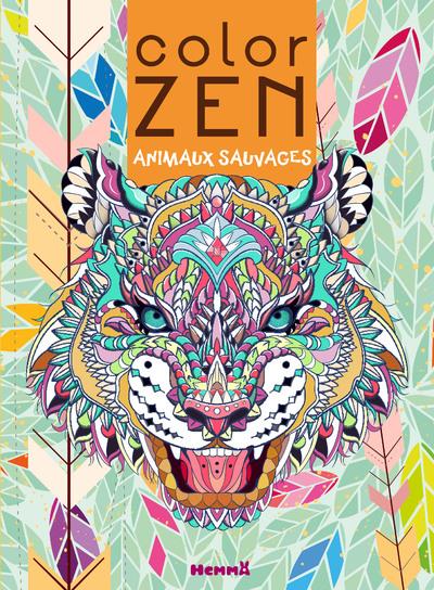 COLOR ZEN - ANIMAUX SAUVAGES (TIGRE)