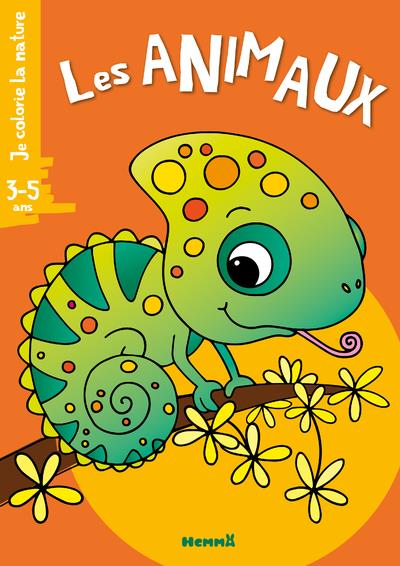 JE COLORIE LA NATURE (3-5 ANS) - LES ANIMAUX (CAMELEON)