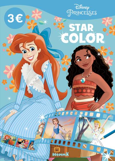 DISNEY PRINCESSES - STAR COLOR (ARIEL ET VAIANA)