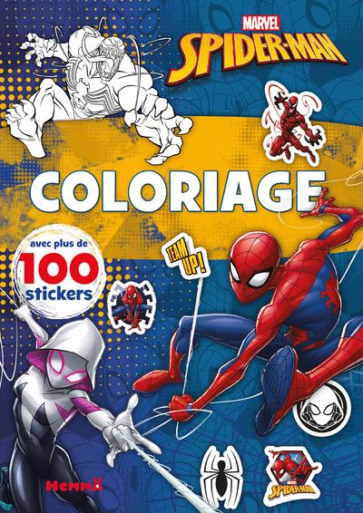 MARVEL SPIDER-MAN - COLORIAGE AVEC PLUS DE 100 STICKERS (SPIDER-MAN ET GHOST-SPIDER)