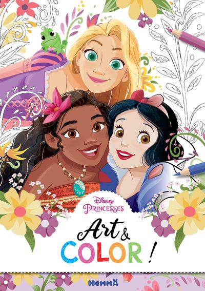 DISNEY PRINCESSES - ART & COLOR !