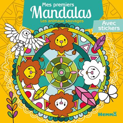 MES PREMIERS MANDALAS : LES ANIMAUX SAUVAGES - AVEC STICKERS