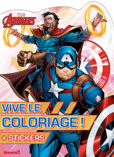 MARVEL AVENGERS - VIVE LE COLORIAGE ! (DR STRANGE ET CAPTAIN AMERICA)