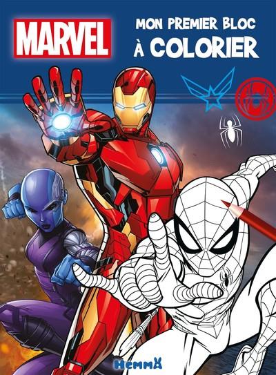 MARVEL - MON PREMIER BLOC A COLORIER (IRON-MAN)