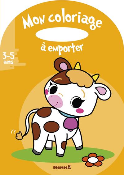 MON COLORIAGE A EMPORTER (3-5 ANS) (VACHE)