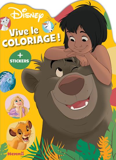 DISNEY - VIVE LE COLORIAGE ! (MOWGLI ET BALOO)