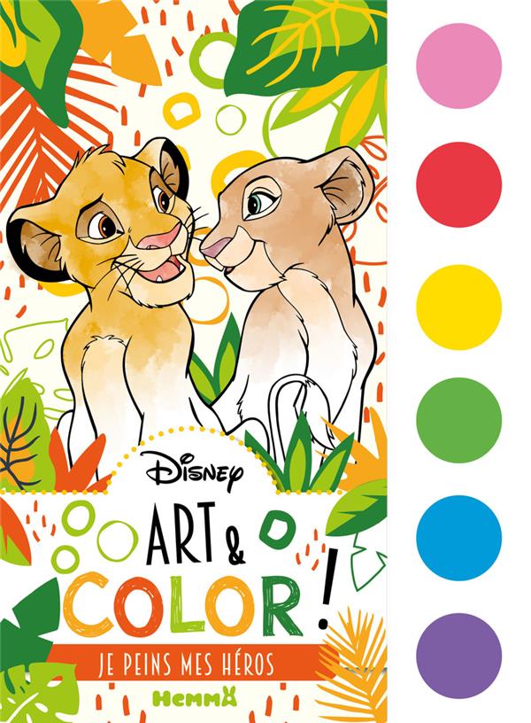 DISNEY - ART & COLOR ! JE PEINS MES HEROS