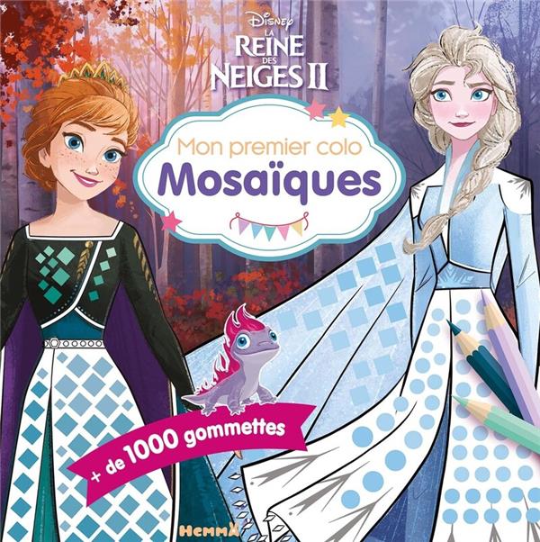 DISNEY LA REINE DES NEIGES 2 - MON PREMIER COLO MOSAIQUES - + DE 1000 GOMMETTES