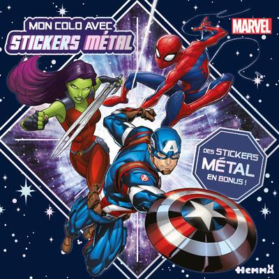 MARVEL - MON COLO AVEC STICKERS METAL - DES STICKERS METAL EN BONUS !