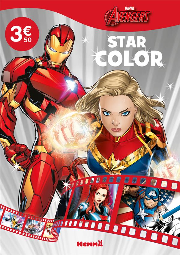 MARVEL AVENGERS - STAR COLOR (IRON MAN ET CAPTAIN MARVEL)