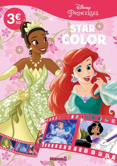 DISNEY PRINCESSES - STAR COLOR (TIANA ET ARIEL)