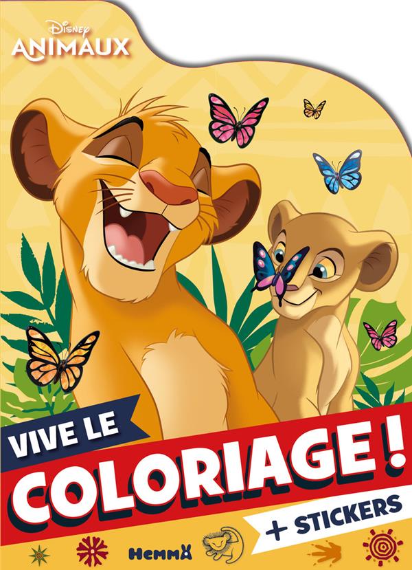 DISNEY ANIMAUX - VIVE LE COLORIAGE ! (SIMBA ET NALA)