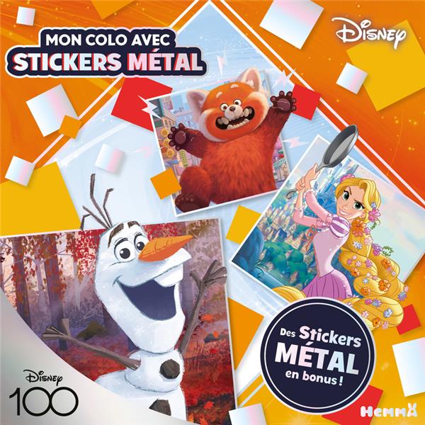 DISNEY 100 DISNEY - MON COLO AVEC STICKERS METAL (OLAF, MEI, RAIPONCE) - DES STICKERS METAL EN BONUS