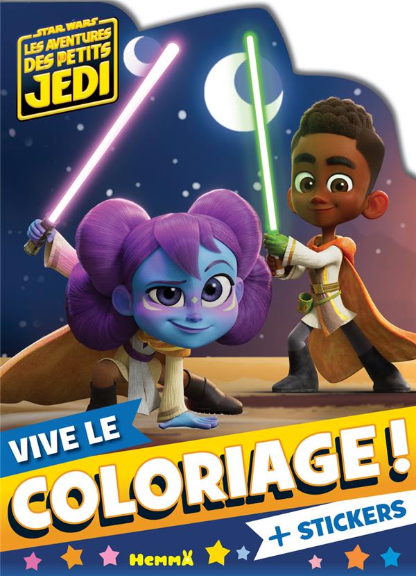 DISNEY STAR WARS - LES AVENTURES DES PETITS JEDI - VIVE LE COLORIAGE ! - + STICKERS