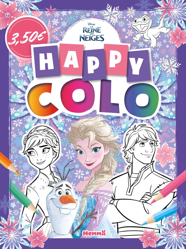 DISNEY LA REINE DES NEIGES - HAPPY COLO (ANNA, ELSA, KRISTOFF)