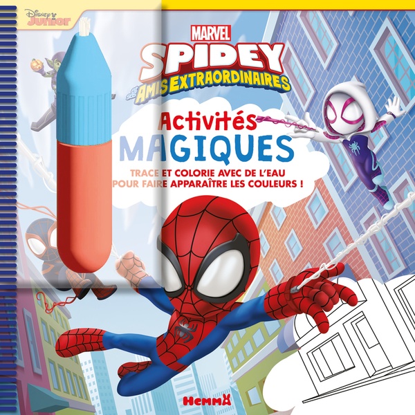 MARVEL SPIDEY ET SES AMIS EXTRAORDINAIRES - ACTIVITES MAGIQUES (SPIDEY DANS LES AIRS) - TRACE ET COL