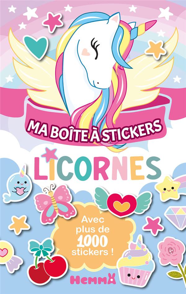 MA BOITE A STICKERS - LICORNES - AVEC PLUS DE 1000 STICKERS !