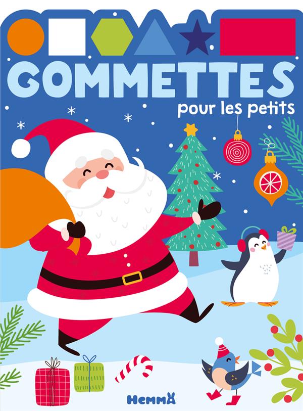 GOMMETTES POUR LES PETITS (PERE NOEL, SAPIN ET PINGOUIN)