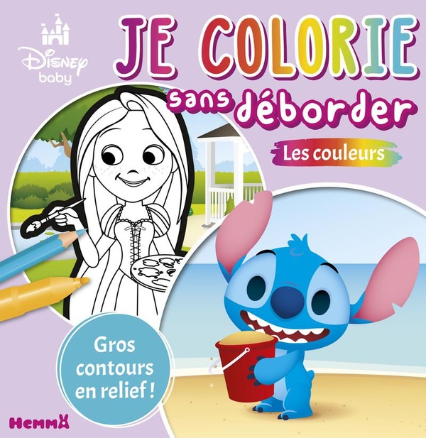 DISNEY BABY - JE COLORIE SANS DEBORDER - LES COULEURS