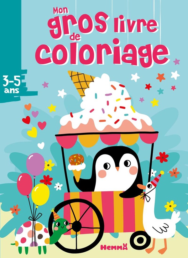 MON GROS LIVRE DE COLORIAGE (PENGOUIN GLACIER)