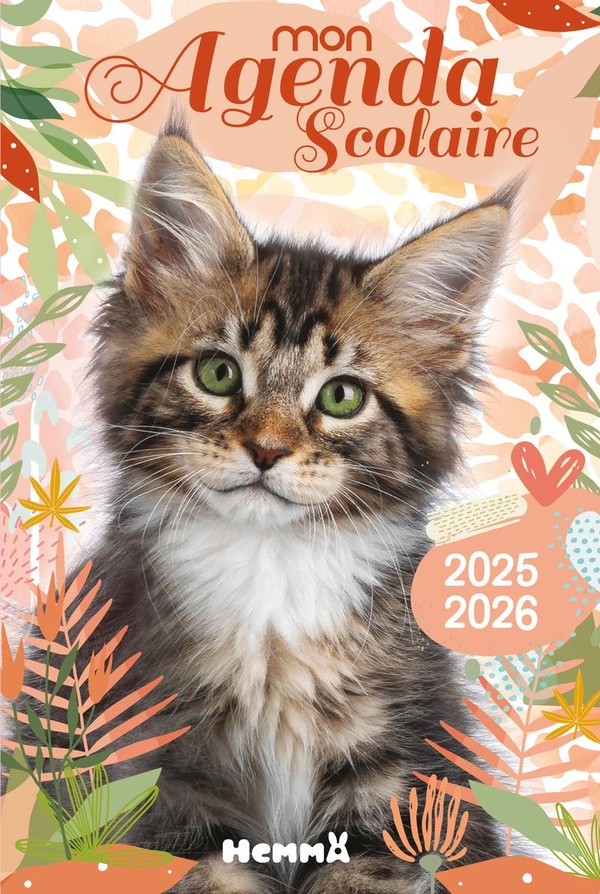 MON AGENDA SCOLAIRE 2025-2026 (CHAT)