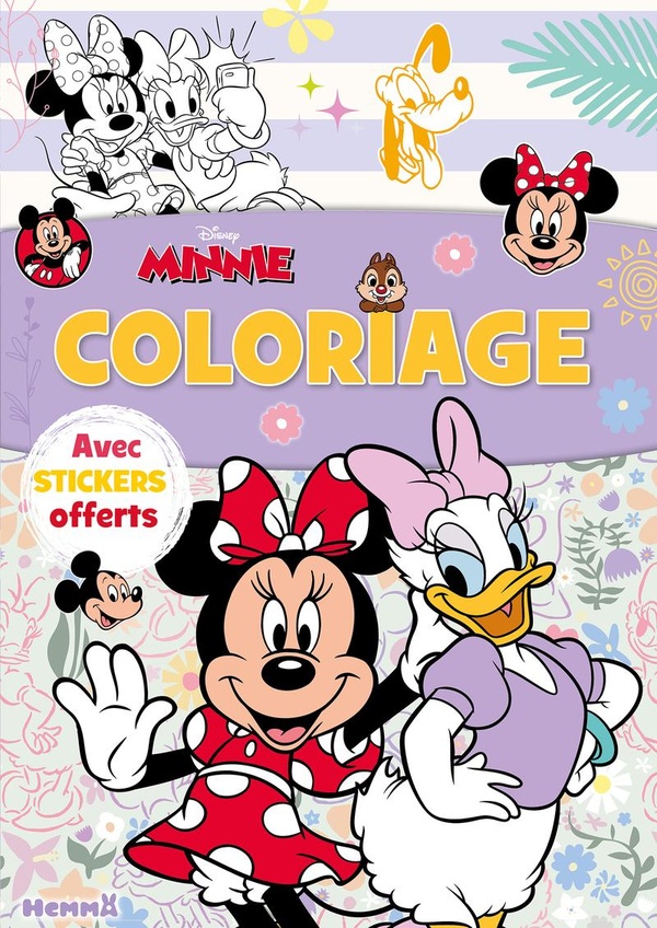 DISNEY MINNIE - COLORIAGE AVEC STICKERS (MINNIE ET DAISY) - OFFERTS