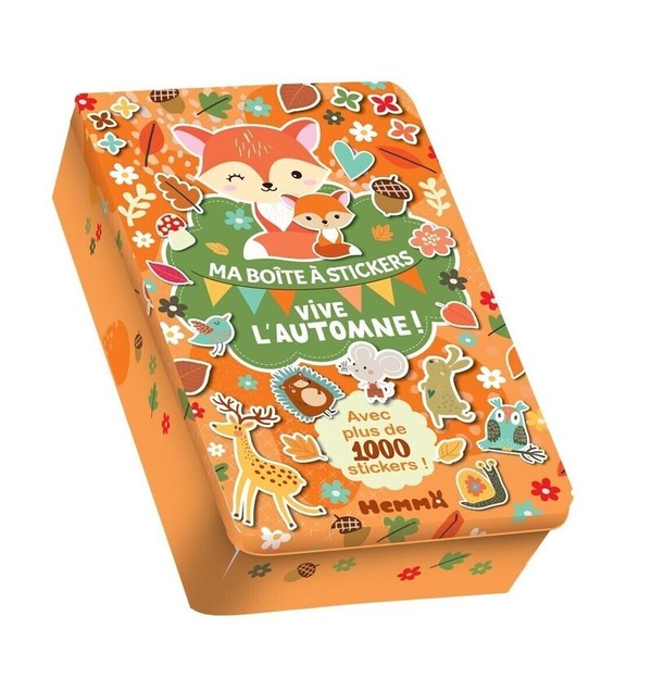MA BOITE A STICKERS - VIVE L'AUTOMNE ! - AVEC PLUS DE 1000 STICKERS !