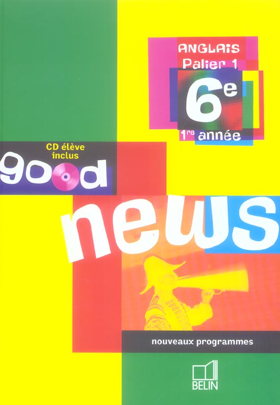 GOOD NEWS - 6E - MANUEL ELEVE - CD