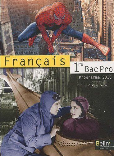 FRANCAIS - BAC PRO 1RE - <SPAN>MANUEL ELEVE (GRAND FORMAT)</SPAN>
