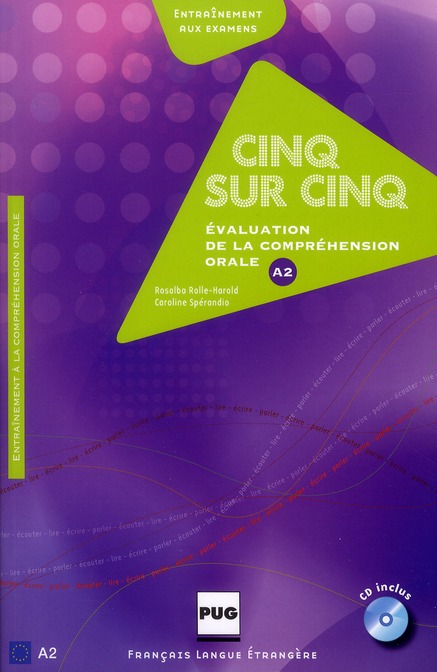 CINQ SUR CINQ A2 LIVRE DE L'ELEVE + CD AUDIO