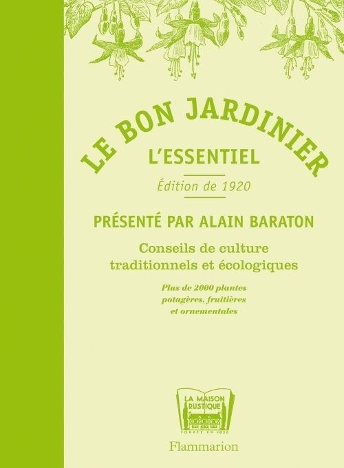 LE BON JARDINIER - L'ESSENTIEL - ILLUSTRATIONS, NOIR ET BLANC