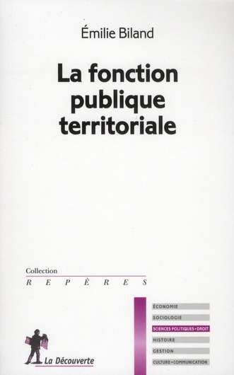 LA FONCTION PUBLIQUE TERRITORIALE