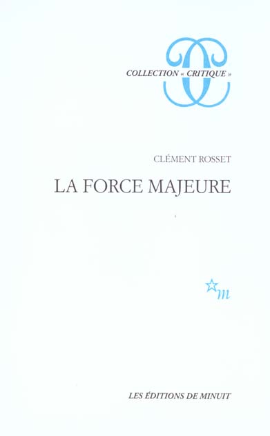 LA FORCE MAJEURE