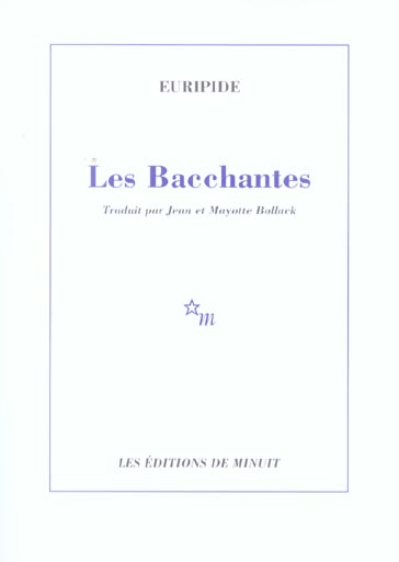 LES BACCHANTES