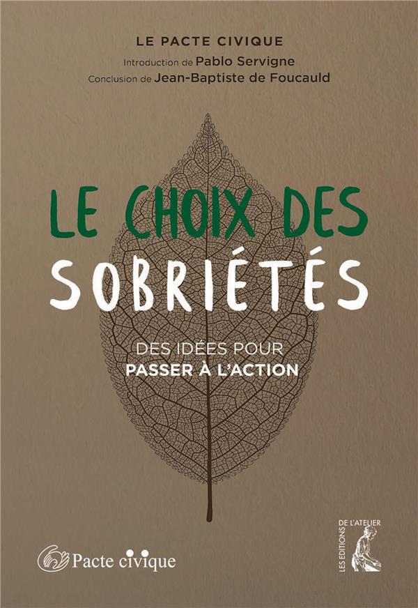 LE CHOIX DES SOBRIETES