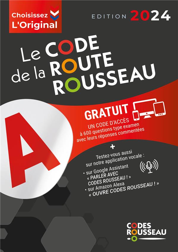 CODE ROUSSEAU DE LA ROUTE B 2024