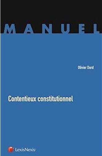 CONTENTIEUX CONSTITUTIONNEL