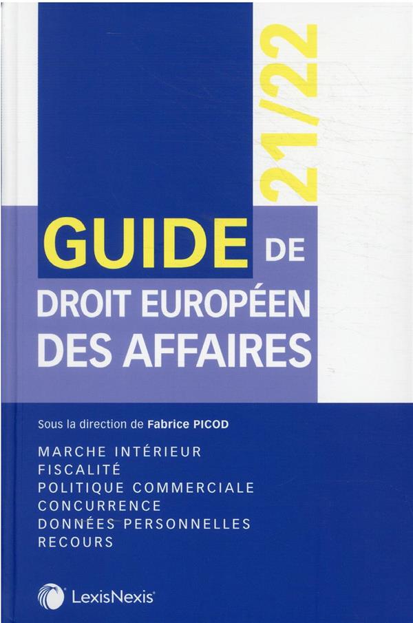 GUIDE EUROPEEN DE DROIT DES AFFAIRES