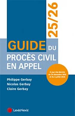 GUIDE DU PROCES CIVIL EN APPEL 25/26